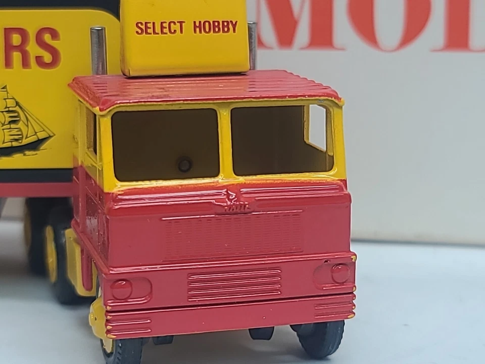 Remolque tractor semirremolque Winross Select Hobby Dist 1/64 blanco Motor Co diecast Foto 3 de 4