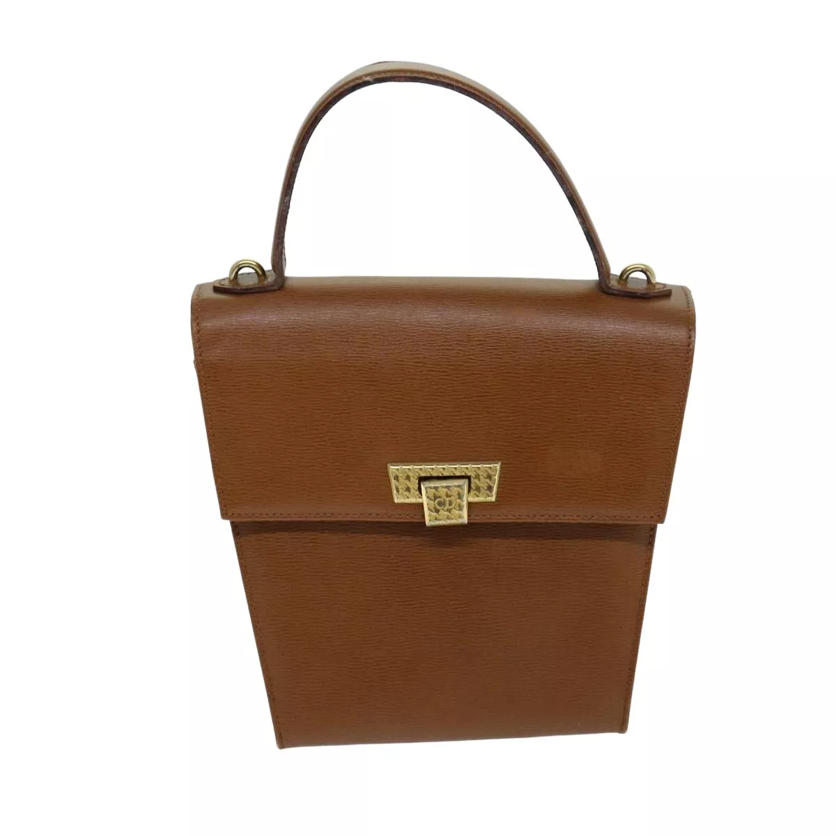 Sac bandoulière Dior en cuir marron authentique