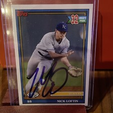 Nick Loftin Signed 2021 Topps Pro Debut Royals