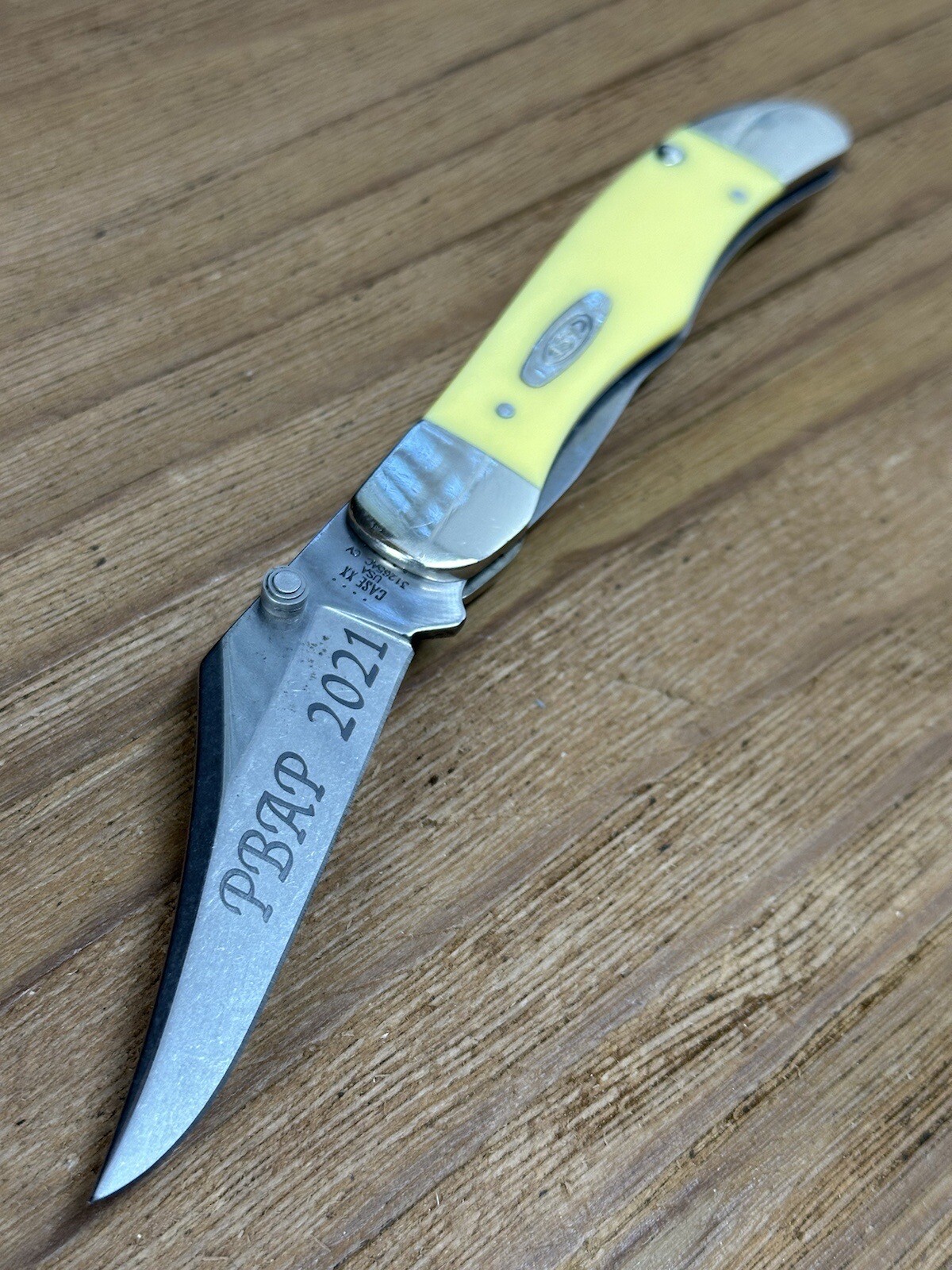 Case XX Kickstart Yellow Synthetic Mid Fold Hunter 31265ac SS eBay