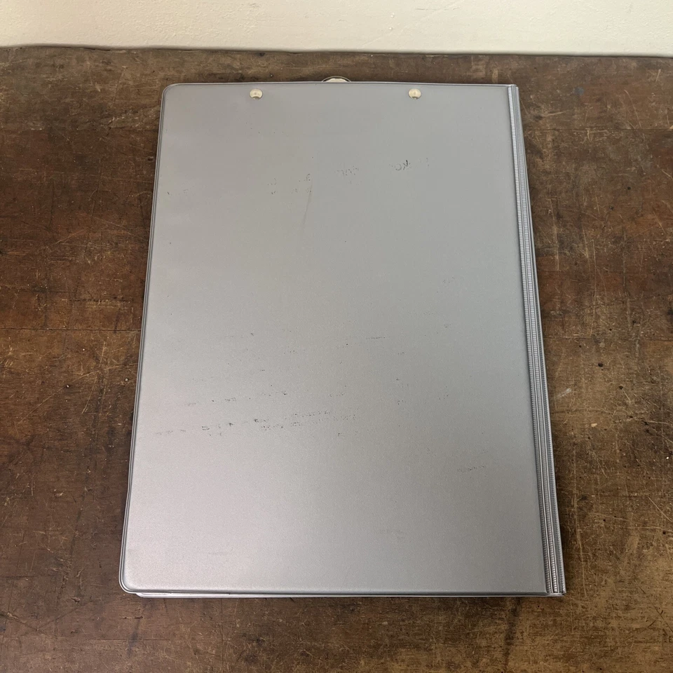 Wallace Hardware Co. Folder Clipboard Portfolio Gray Vintage Morristown, TN - Image 3 of 4