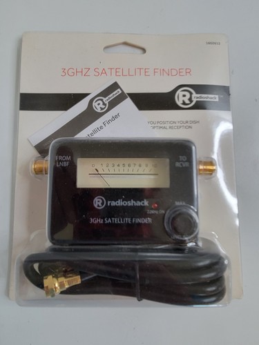 RadioShack Satellite Finder 3GHZ Frequency NOS New In Package Model 1602613