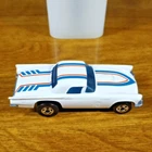Hot Wheels Vintage '57 T-Bird White BW Blackwall HK Hong Kong 1988 Thunderbird