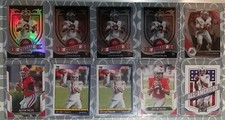 Justin Fields 2021 Prizm SP 163 Crusade Silver Refractor + 9 LOT (10) ROOKIES