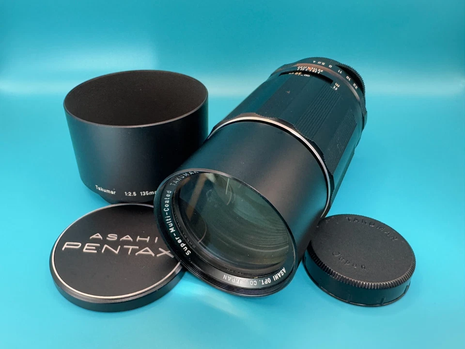 [Mint] Pentax SMC Takumar 200mm F/4 Telephoto Lens M42 w/ Hood From Japan - Image 2 of 4