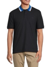 118 Hugo Boss Men's Phillipson 118 Slim Fit Tipped Polo Shirt Dark Blue Size M