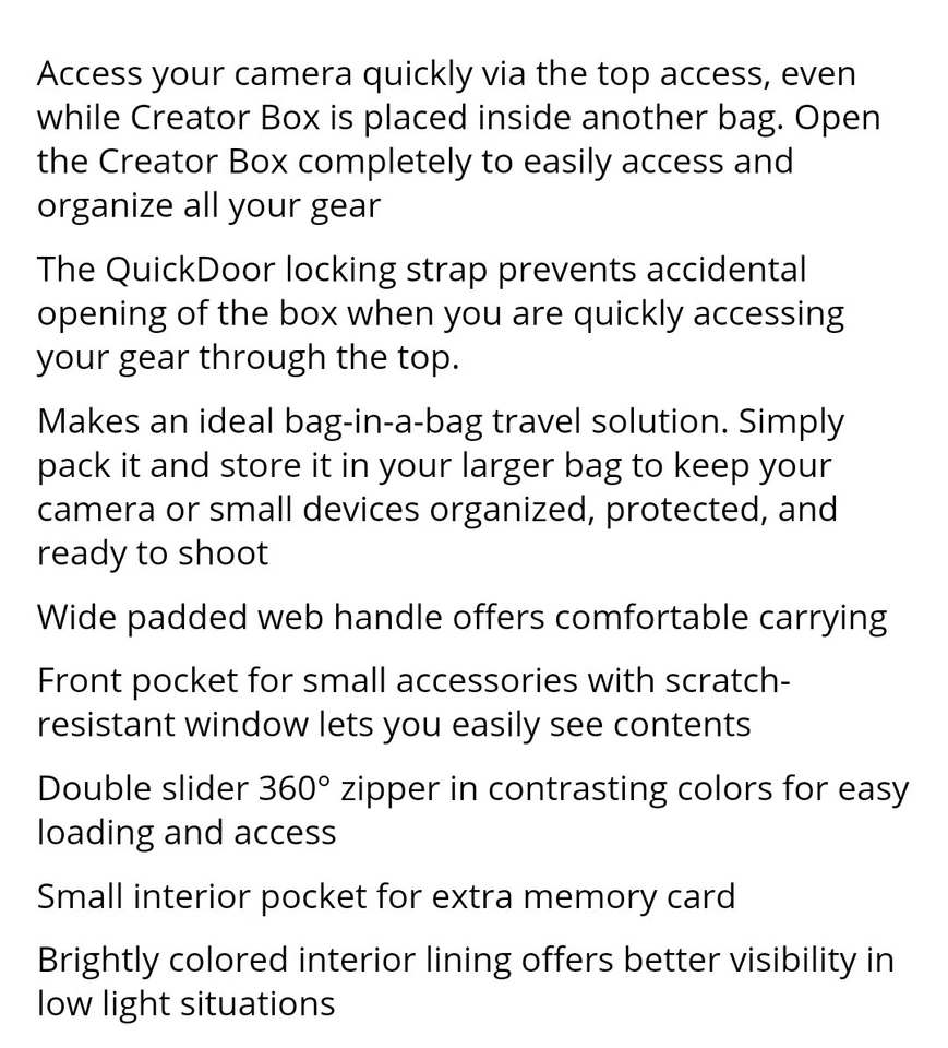 Lowepro GearUp Creator Box M II. New Free Shipping!! - Image 3 of 4