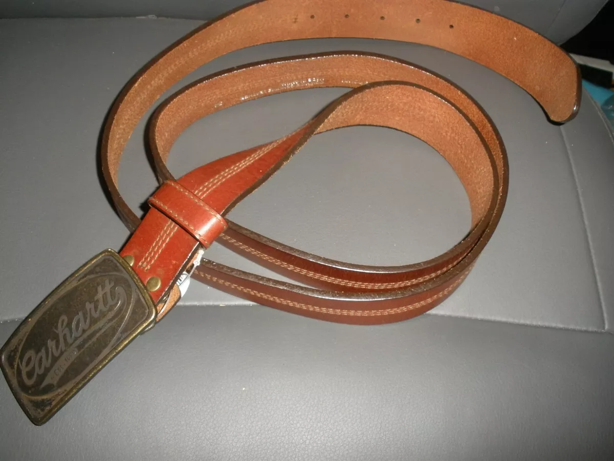 Carhartt leather belt top
