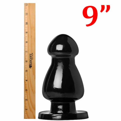 Huge-Large-Anal-Plug-Tapered-Black-Giant-Wide-Girth-Ram-Cram-Butt-Plug-Sex-Toy 848518007636 eBay