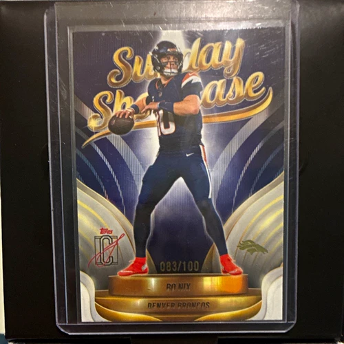 2025 Topps Signature Bo Nix Base (RAW)