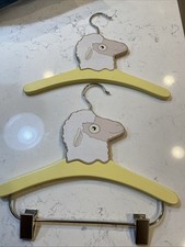2 Children  s Sheep Wooden Hanger