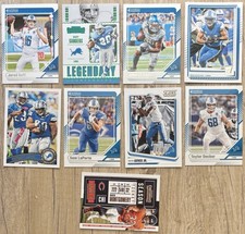Jared Goff & Detroit Lions ⭐️ 9 Card Lot - Barry Sanders Jahmyr Gibbs Montgomery