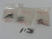 231726 New-No Box; Tsubaki No 40 OFFSET LINK Lot-4 Offset Links; #40; Riveted