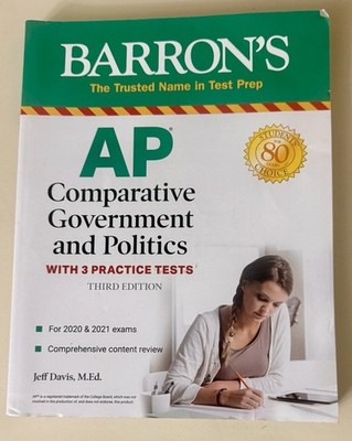 AP Comparative Government and Politics: With 3 Practice Tests