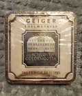 1 Kilo Geiger Edelmetalle Silver Bar Schloss Güldengossa With Vintage Toning!