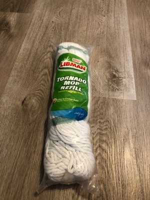 Libman Tornado Twist Mop Head Refill Heavy-Duty Cotton Cleaning