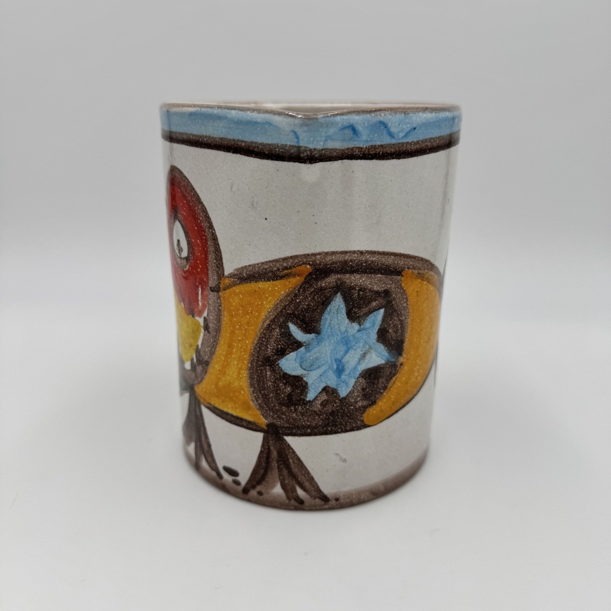 【ヴィンテージ】DESIMONE ITALY コーヒーカップセット(18ピース) VINTAGE DESIMONE ITALY STUDIO ART POTTERY HAND PAINTED COLORFUL