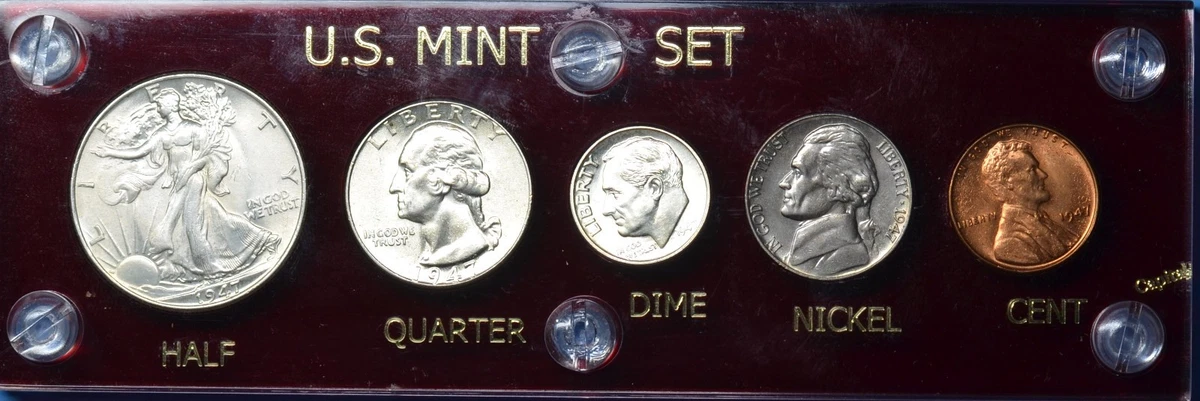 Uncirculated 1947 Year US Coin Mint Sets for sale | eBay
