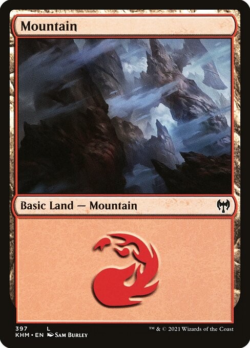 Mountain NonFoil Kaldheim 397 NM MTG