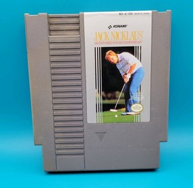 Jack Nicklaus Greatest 18 Holes of Major Championship Golf NES Complete Nintendo