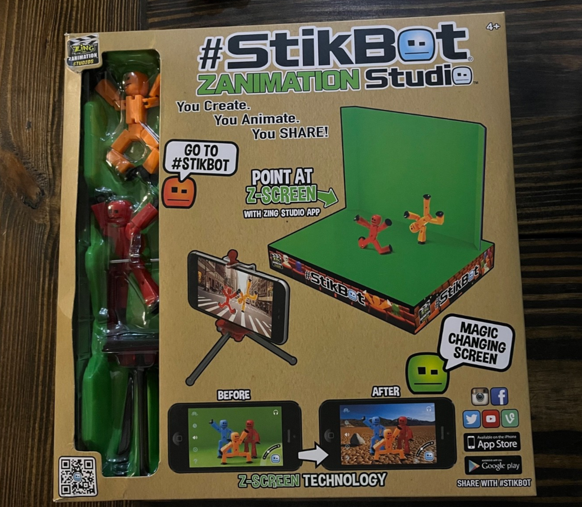Toy Stikbot Pro Zing Stikbot Studio Pro Zanimation Toy Set Sticky