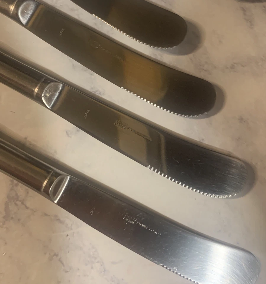 Ekco Eterna colonial Richmond Stainless Steel Japan Knives set of 4 - Image 2 of 4