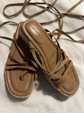 Universal Thread Womens Brown Strappy Espadri...