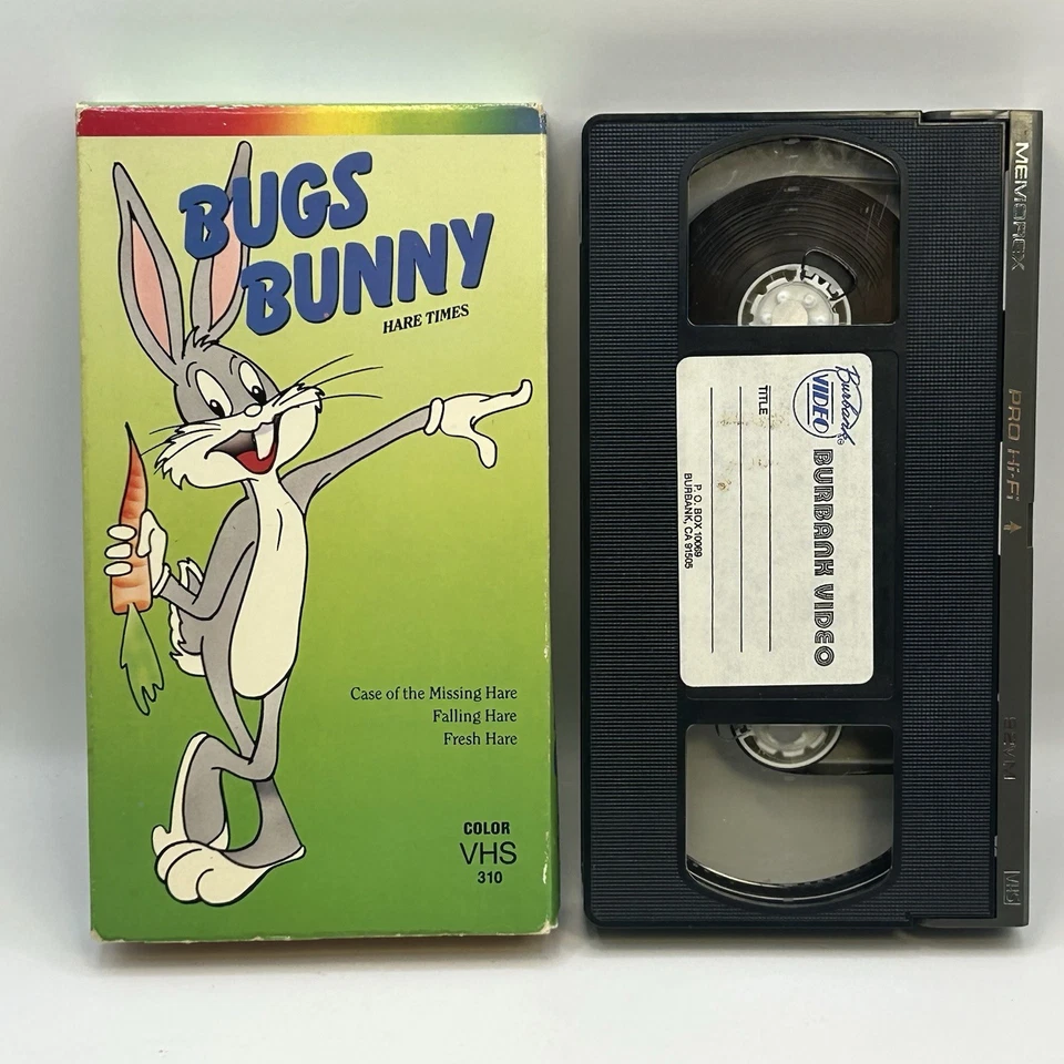 Bugs Bunny Hare Times VHS 1988 Video Tape Vintage Color Cartoons Looney Tunes - Image 4 of 4