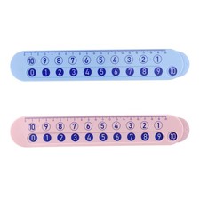 1x Unique Arithmetic Ruler Learn Number Rulers Creative Math Counting Toy