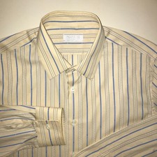 Men's Prada Long Sleeve Button Front Dress Shirt- Size 43/17