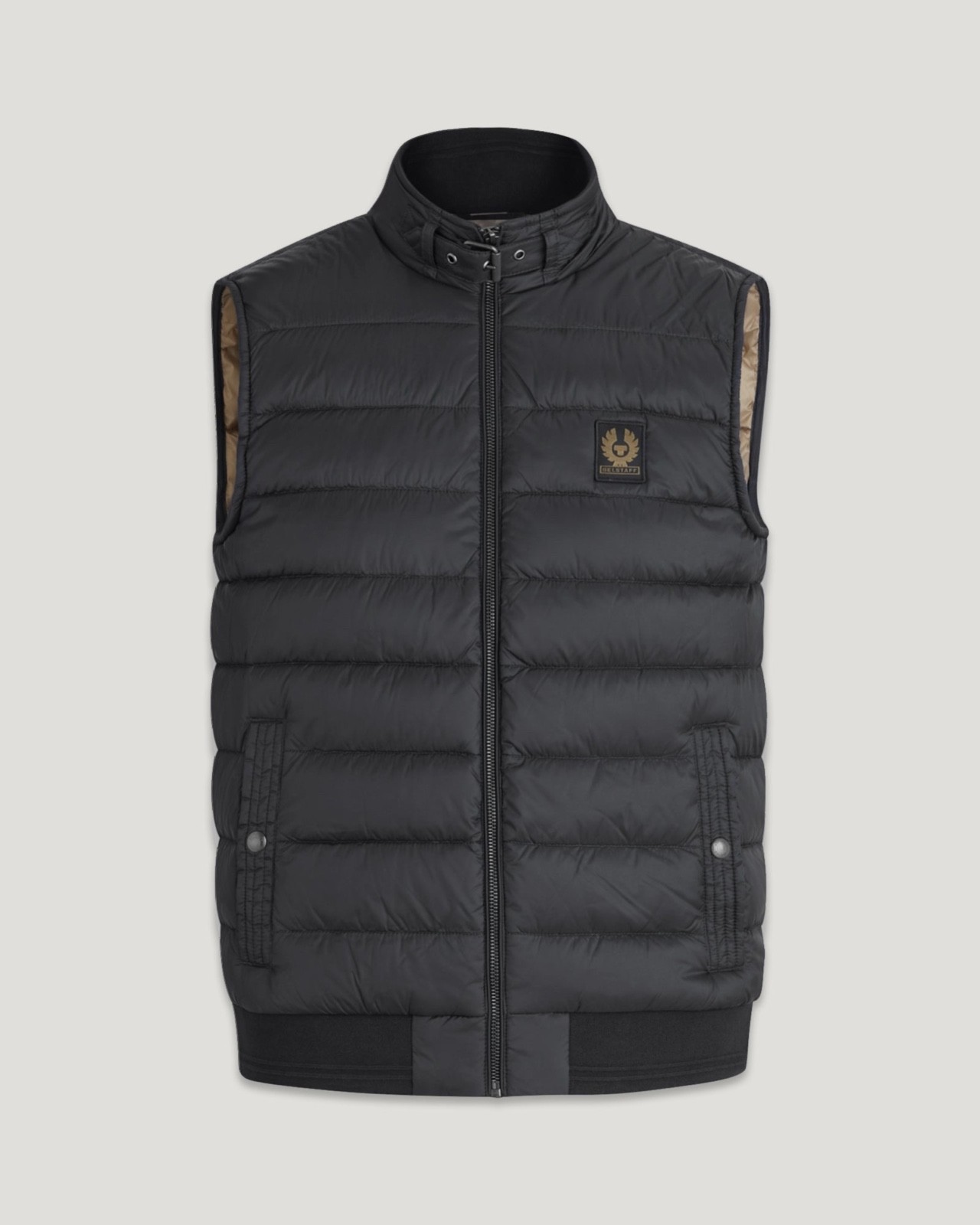Belstaff Circuit Down Filled Black Puffer Vest Gilet Bodywarmer Size US 42 Men's