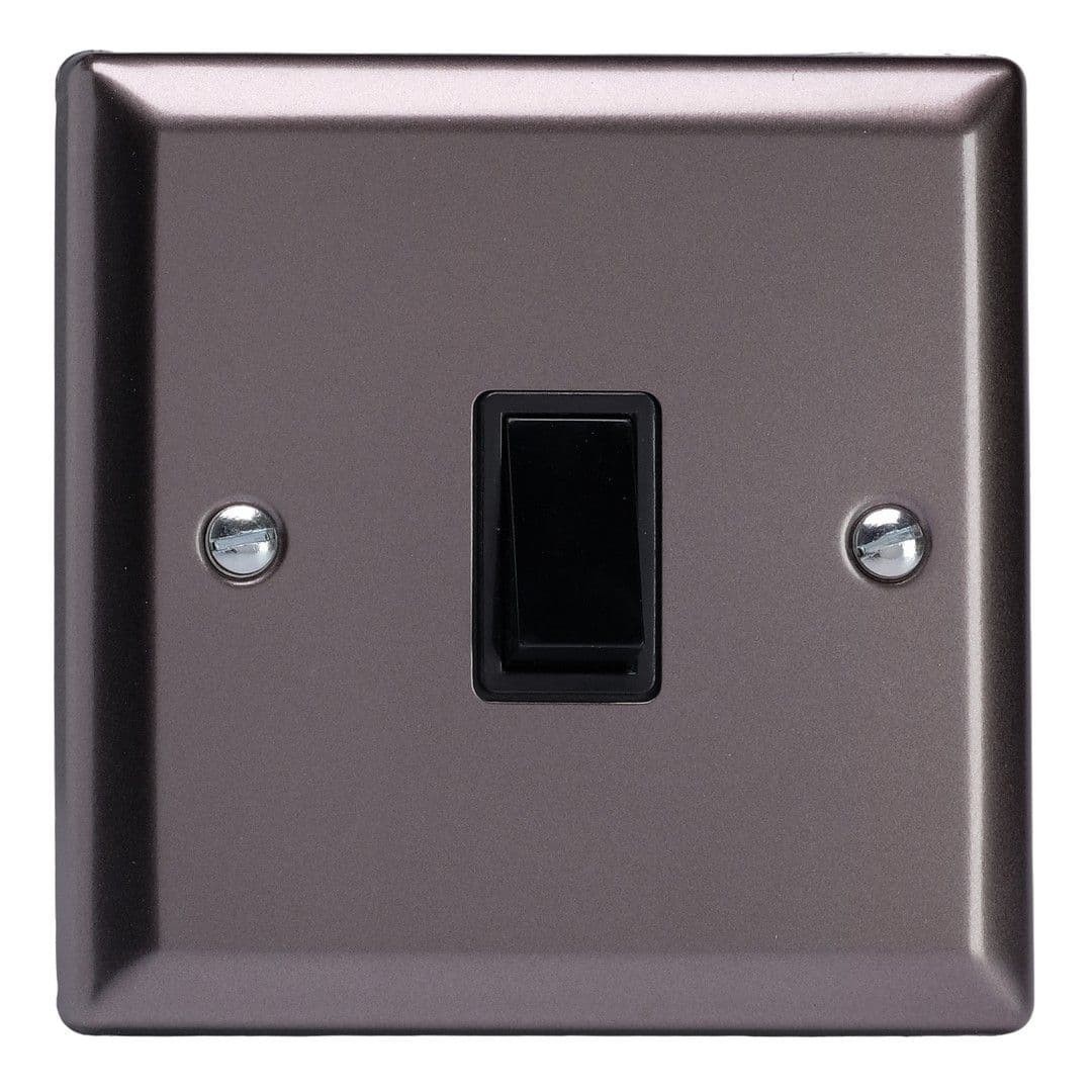 Varilight XRBR1B Classic Pewter 1 Gang 10A Retractive Switch
