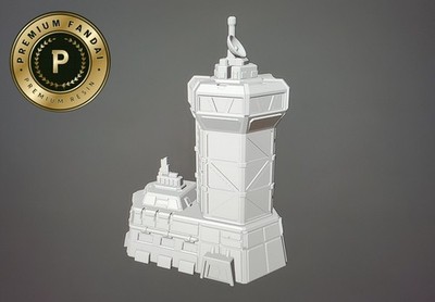 Control Tower True Full Scale Connectable Building BattleTech MWO
