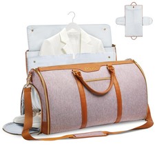 Garment Bag for Travel, Convertible Carry-on Duffel with Shoe Compartment, Wa...