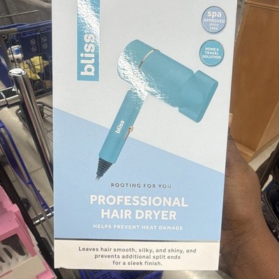 bliss Professional Hair Dryer - Blue Professional Hair Dryer