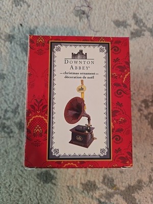 2005 Downton Abbey Gramophone Victrola Christmas Ornament Kirk S Adler NIB 