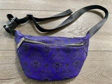 Disney Parks Loungefly Haunted Mansion Wallpaper Fanny Pack Crossbody Bag