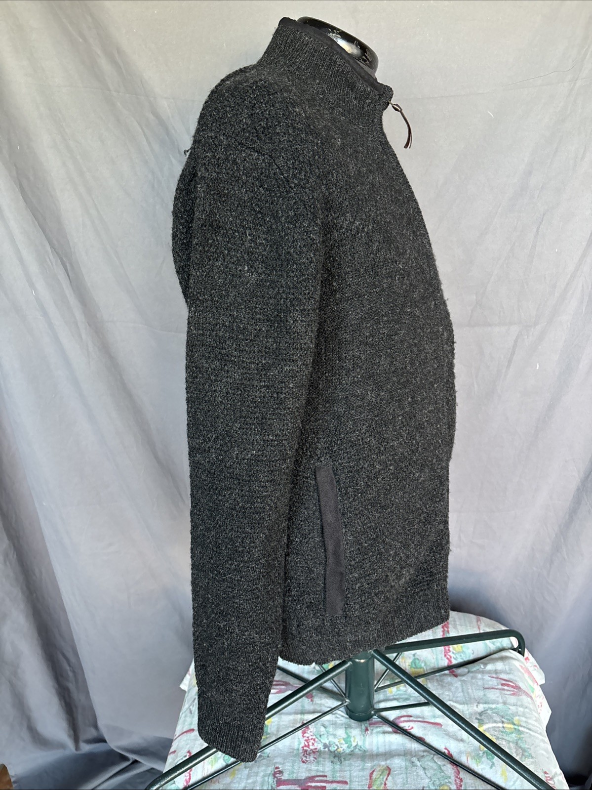 Pendleton Full Zip Cardigan Sweater Shetland Wool… - image 2