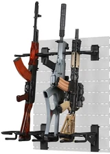 [SAVIOR] Wall Rack System 6 Rifle Carbine Shotgun Vertical Display Mount Hooks