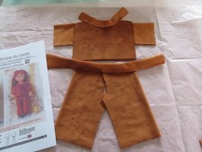 kit vêtement poupée modes et travaux Emilie mars 2026