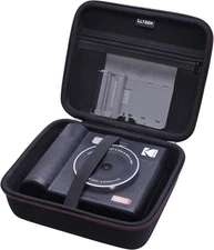 LTGEM Case Compatible with KODAK Mini Shot 4 ERA 4PASS 2-in-1 Instant Black 