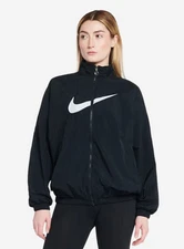 Nike Sportswear Essential Women's Woven Jacket Black/White L New With Tag