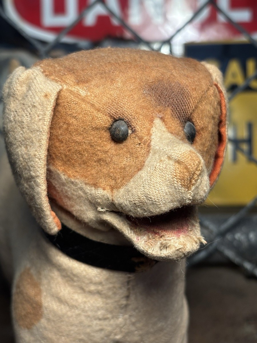 Antique Victorian Era Stuffed Toy Dog | eBay