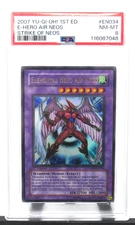 YuGiOh PSA 8 NM Mint STON-EN034 Elemental Hero Air Neos 1st Edition Ultra Rare