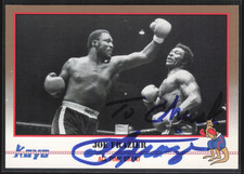 *AUTHENTIC SIGNED* JOE FRAZIER 1991 KAYO BOXING CARD #248