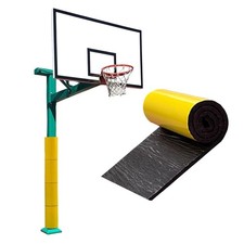 Basketball Pole Pad Weatherproof Padding for Round  Square Basketball Poles ...
