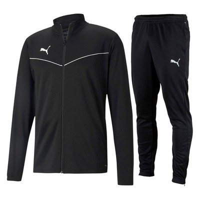 Puma teamRISE Polyesteranzug Kinder schwarz schwarz