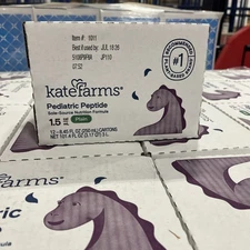 212 cases / 12 bottles a case Kate Farms Pediatric Peptide 1.5 PLAIN 7/2026