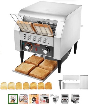 Commercial Conveyor Toaster Electric Baking Machine 2200W 300 Slices/Hour TT-300