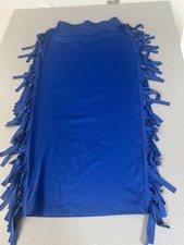 Womens Sarong Beach Cover Up One Size Swim Pool Wrap Fringed Sides Polyester